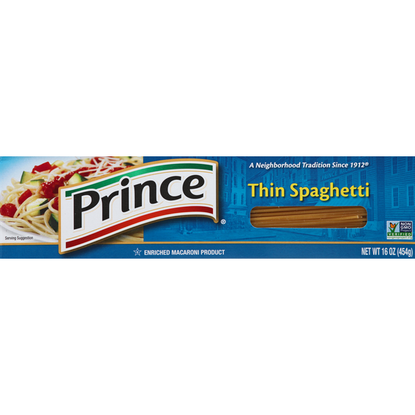 Dry Pasta Prince Spaghetti, Thin hero