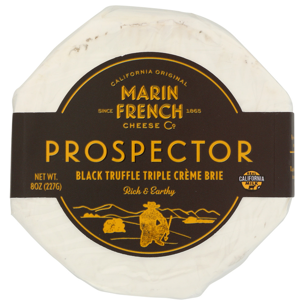 Marin French Cheese Co. Prospector Black Truffle Triple Crème Brie hero