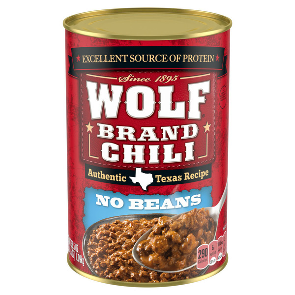 Canned Meals & Beans Wolf Brand Chili No Beans hero