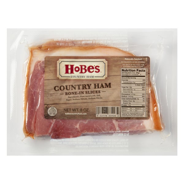 Fresh Pork & Ham Hobe's Country Ham Bone-In Slices hero