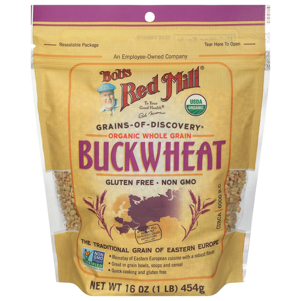 Juice & Nectars Bob's Red Mill Buckwheat, Organic, Whole Grain hero