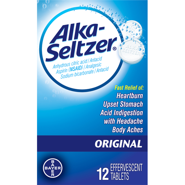 Digestion Alka-Seltzer Antacid/Analgesic, Original, Effervescent Tablets hero