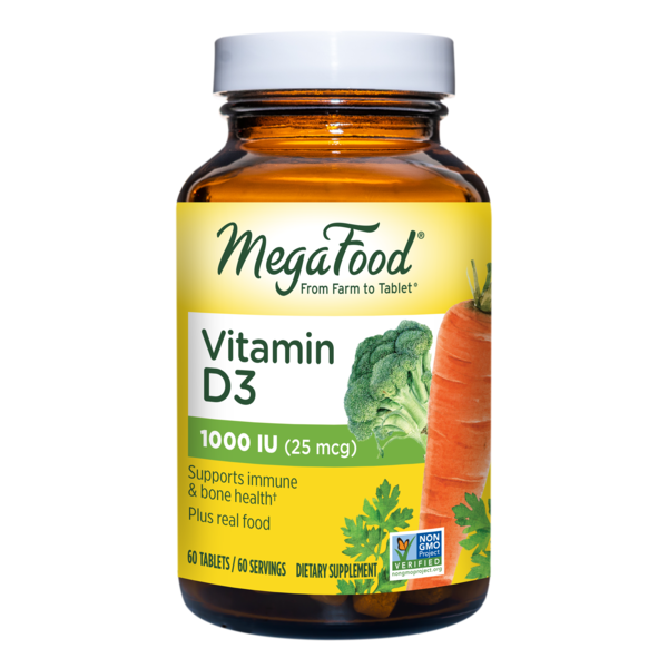 Vitamins & Supplements MegaFood Vitamin D3 1000 IU (25 mcg) hero