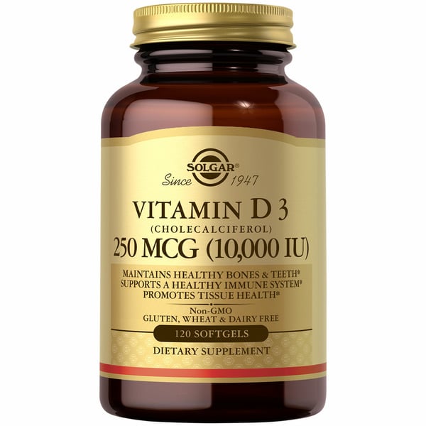 Vitamin D Solgar Vitamin D3, Softgels hero