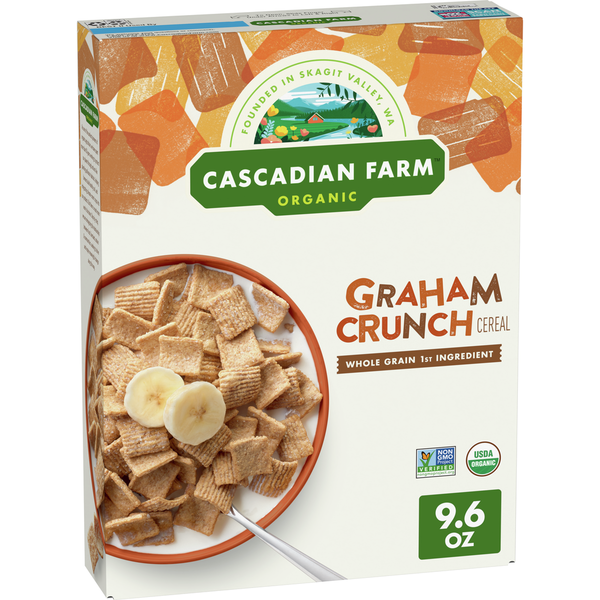 Cereal Cascadian Farm Organic Graham Crunch Cereal hero