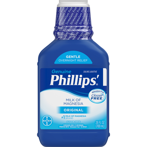 Digestion Phillips' Laxative, Saline, Milk of Magnesia, Original hero