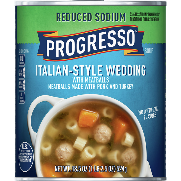 Soup, Broth & Bouillon Progresso Reduced Sodium Italian-Style Wedding Soup hero