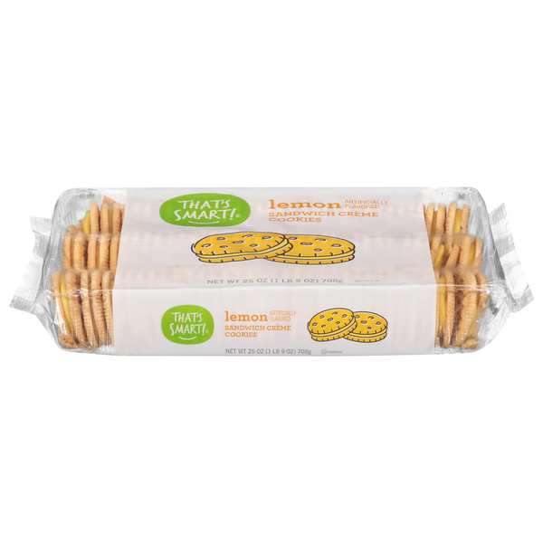 Cookies & Cakes That's Smart! Sandwich Creme Cookies, Lemon hero