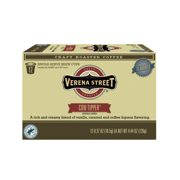 Coffee Verena Street Coffee Cow Tipper Flavored Coffee Single Cup, Coffee Pods hero