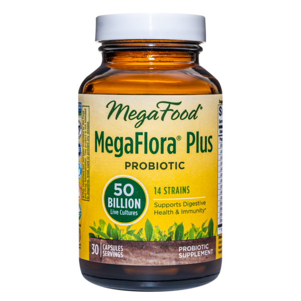 Multi Vitamins MegaFood MegaFlora® Plus Probiotic hero