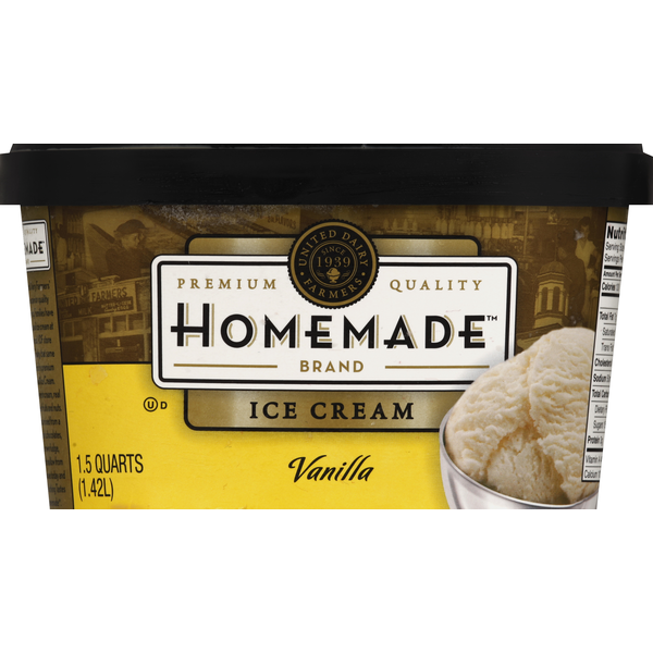 Ice Cream & Ice Homemade Brand Ice Cream, Vanilla hero