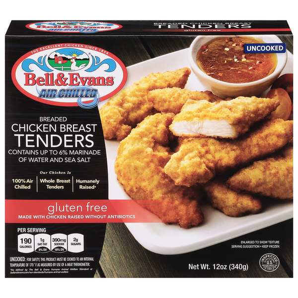 Frozen Meat & Seafood Bell & Evans Chicken Breast Tenders, Gluten Free hero