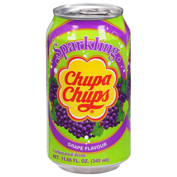 Soft Drinks Chupa Chups Soda, Sparkling, Grape Flavour hero