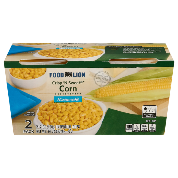 Frozen Produce Food Lion Corn, Crisp 'N Sweet, Microwavable hero