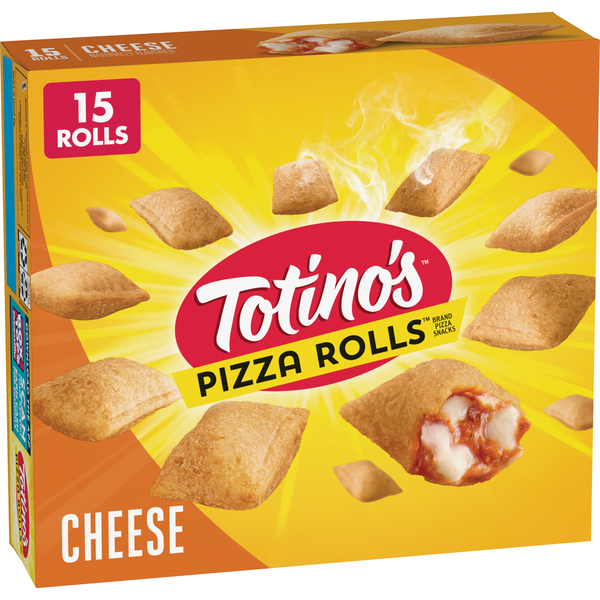 Frozen Appetizers & Sides Totino's Pizza Rolls Cheese Flavored Frozen Snacks hero