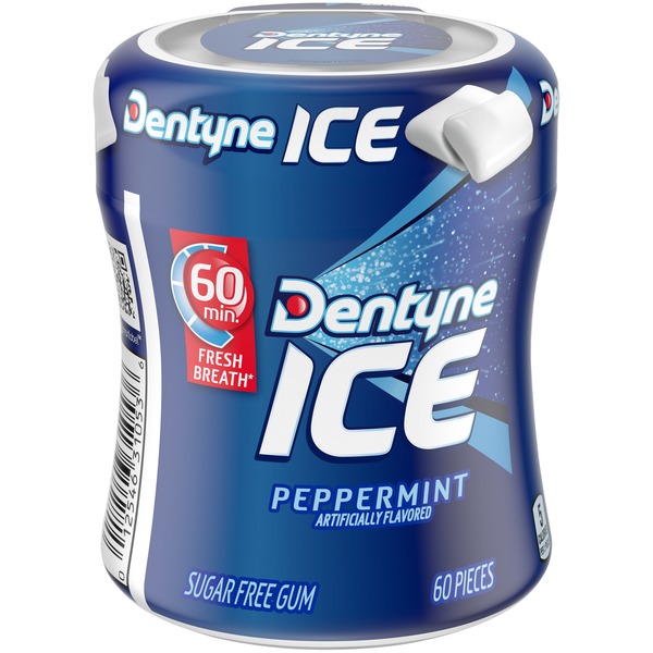 Mint & Gum Dentyne Ice Peppermint Sugar Free Gum hero