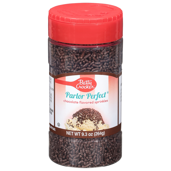 Baking & Supplies Betty Crocker Sprinkles, Chocolate Flavored hero