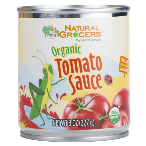 Canned Fruit & Applesauce Natural Grocers Organic Tomato Sauce hero