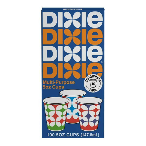 Plates, Bowls, Cups & Flatware Dixie Paper Cups, 5 oz Bathroom Cup (Designs May Vary) hero