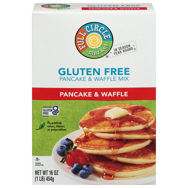 Hot Cereal & Pancake Mixes Full Circle Pancake & Waffle Mix, Gluten Free hero