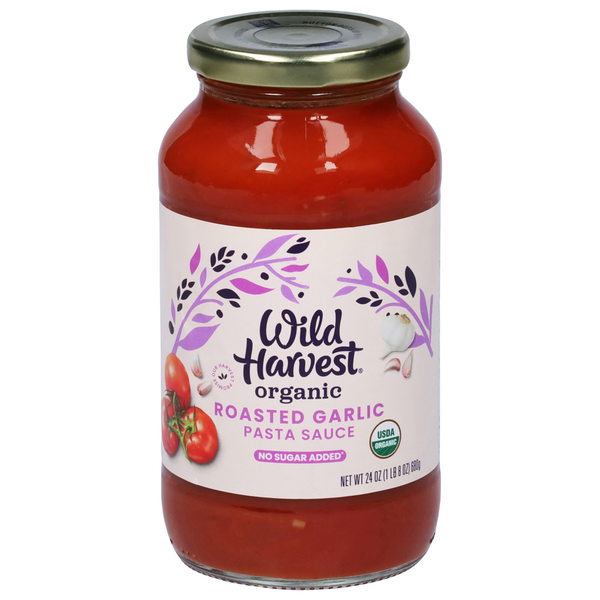 Pasta Sauce Wild Harvest Pasta Sauce, Organic, Roasted Garlic hero