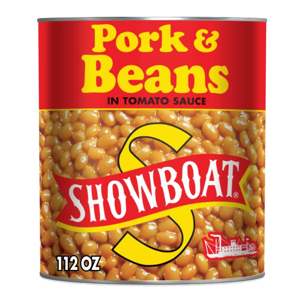 Canned Meals & Beans Showboat Brand Sausage Pork & Beans in Tomato Sauce hero