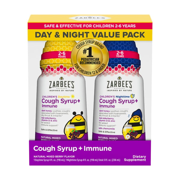 Cold, Flu & Allergy Zarbee’s Kids Cough + Immune Daytime For Ages 2-6 hero