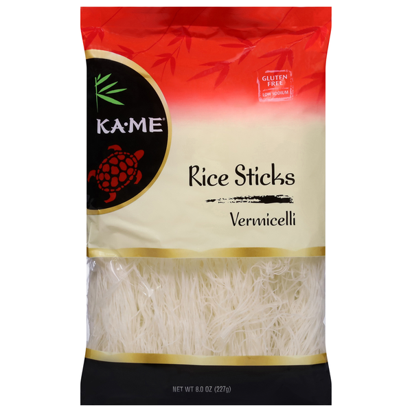 Grains, Rice & Dried Goods KA-ME Rice Sticks, Vermicelli, Gluten Free, Low Sodium hero