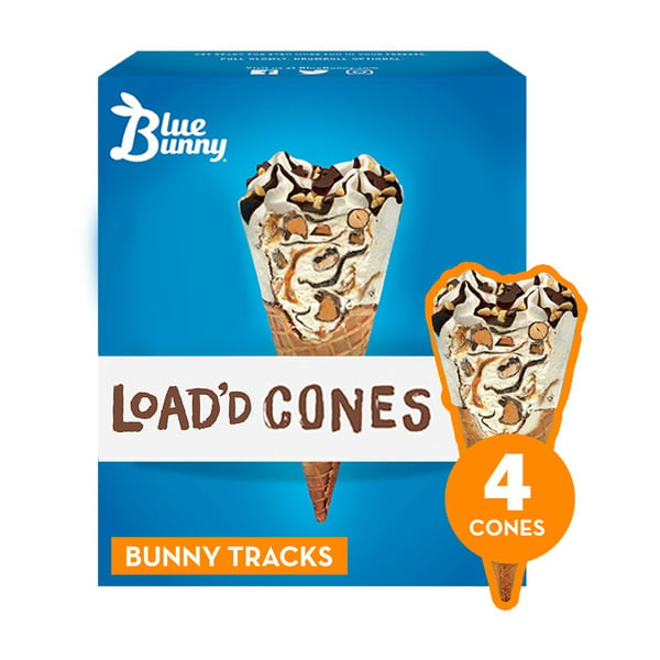 Ice Cream, Novelties & Ice Blue Bunny Load'd Cones Bunny Tracks hero