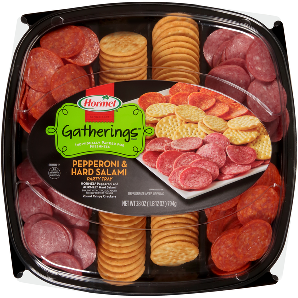 Lunch Meat Hormel Pepperoni & Hard Salami Party Tray hero