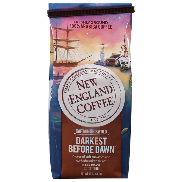 Coffee New England Coffee Coffee, Captain Griswold, Dark Roast hero