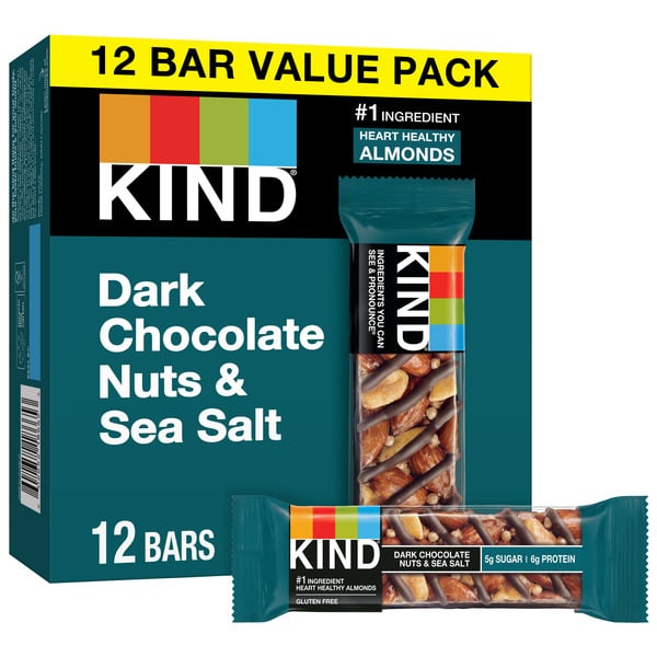 Energy & Granola Bars KIND Dark Chocolate Nuts & Sea Salt hero