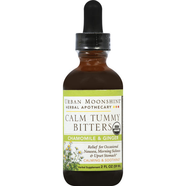 Stress & Sleep Aids Urban Moonshine Calm Tummy Bitters, Chamomile & Ginger hero