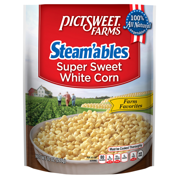 Fresh Vegetables Pictsweet Farms White Corn, Super Sweet hero