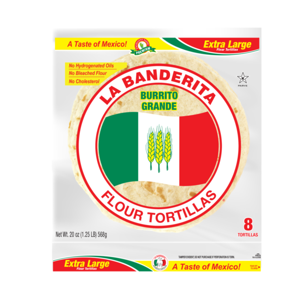 Tortillas & Flat Bread La Banderita Flour Tortilla, Extra Large hero