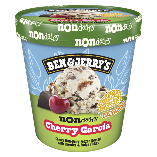 Ice Cream, Sorbet & Ice Ben & Jerry's Non-Dairy Cherry Garcia Frozen Dessert hero