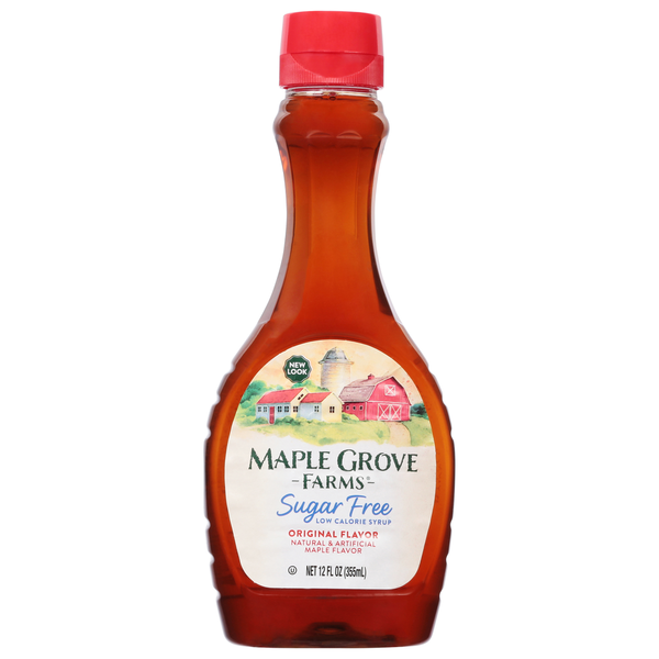 Honeys, Syrups & Nectars Maple Grove Farms of Vermont Syrup, Sugar Free, Original Flavor hero