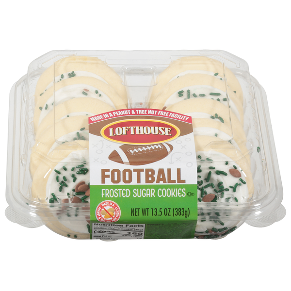 Cookies & Cakes Lofthouse Cookies, Frosted Sugar, Football hero