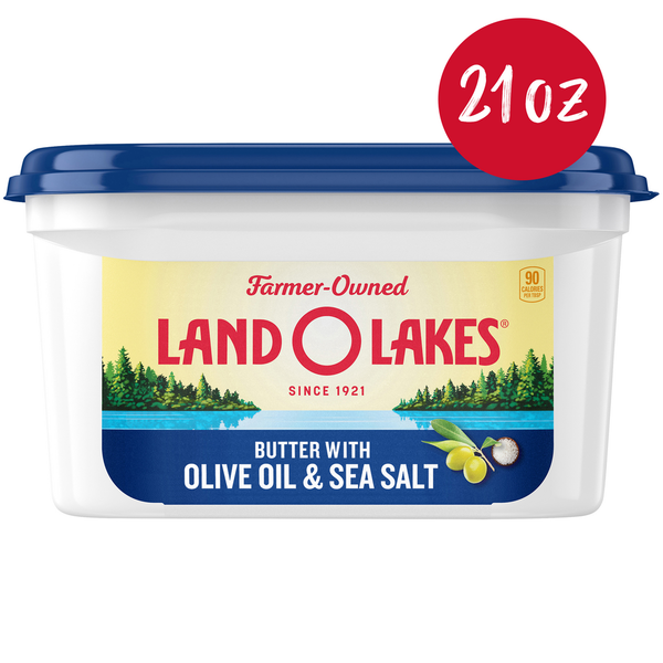 Butter Land O Lakes Butter with Olive Oil and Sea Salt hero