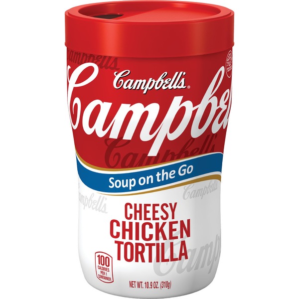 Soup, Broth & Bouillon Campbell's Cheesy Chicken Tortilla Soup hero