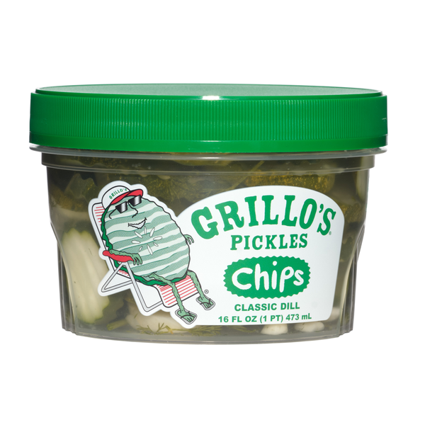 Pickled Goods & Olives Grillo's Pickle Chips, Fresh, Classic Dill hero