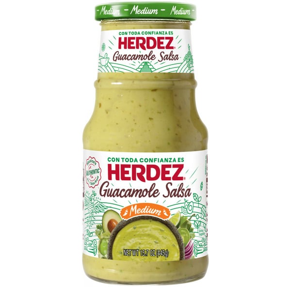 Preserved Dips & Spreads Herdez Guacamole Salsa Medium hero