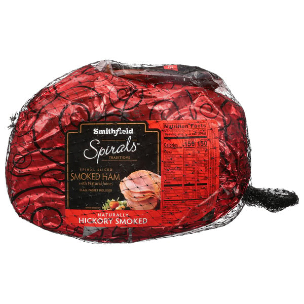 Fresh Pork & Ham Smithfield Spiral Sliced Hickory Smoked Ham hero