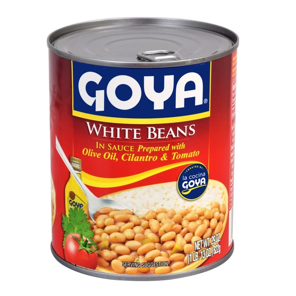 Canned Meat, Seafood & Beans Goya White Beans, in Sauce hero