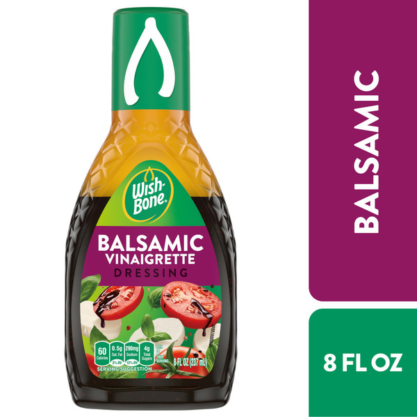 Salad Dressing & Toppings Wish-Bone Balsamic Vinaigrette Salad Dressing hero