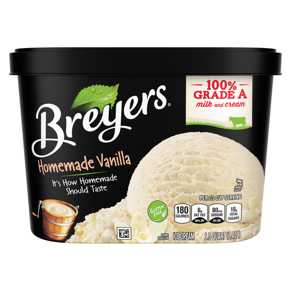 Ice Cream & Ice Breyers Ice Cream, Homemade Vanilla hero