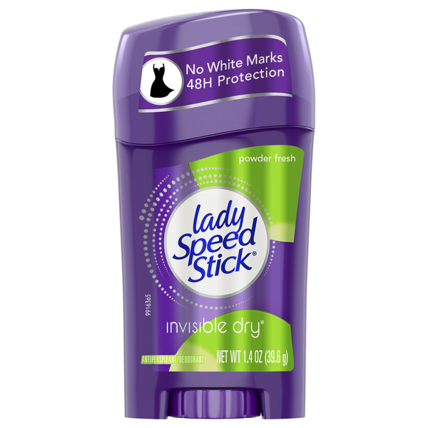 Deodorants Lady Speed Stick Invisible Dry Antiperspirant Deodorant, Powder Fresh hero