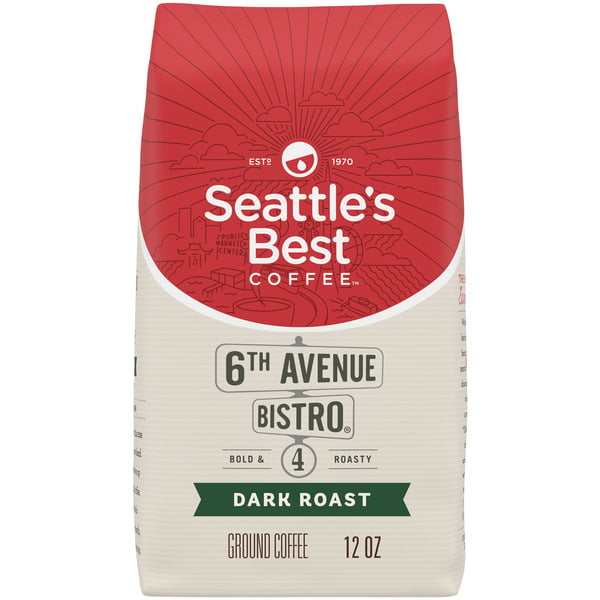 Coffee Seattle's Best Coffee 6th Avenue Bistro Dark Roast Ground Coffee hero