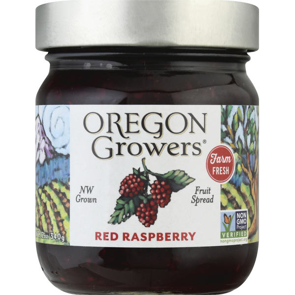 Spreads Oregon Growers Fruit Spread, Red Raspberry hero