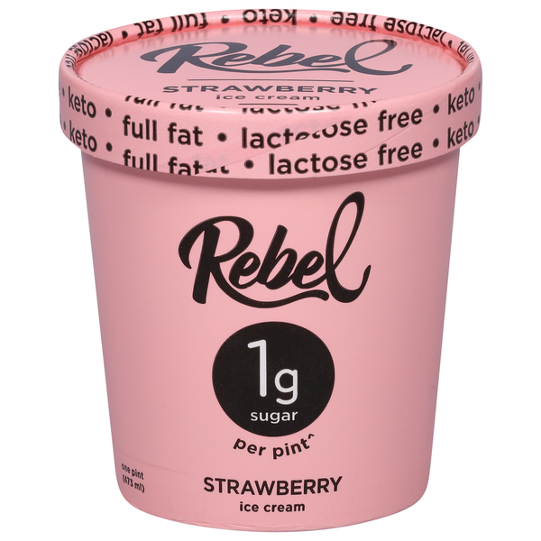 Ice Cream & Ice Rebel Ice Cream, Strawberry hero